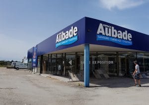 Réalisation enseigne espace Aubade