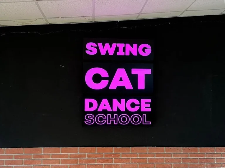 Fabrication et pose d’un caisson lumineux LED pour Swing Cat à Mauguio
