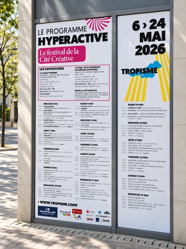 Habillage de vitrine en adhésif imprimé pour Altemed à Montpellier