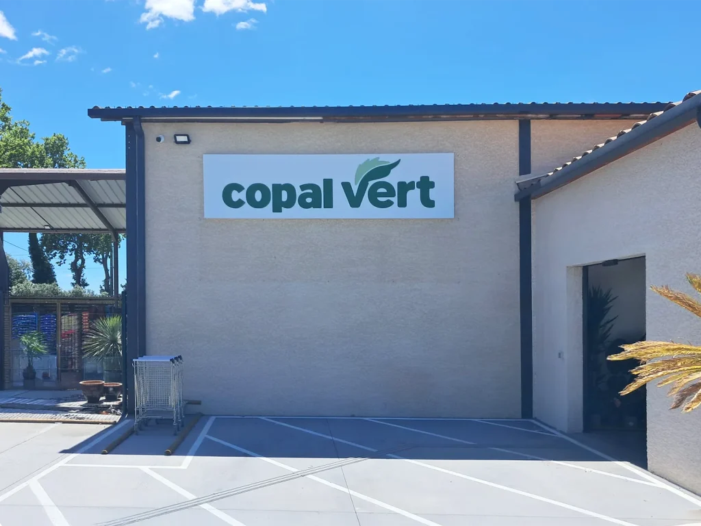 Fabrication et pose d’un caisson lumineux rectangulaire pour Copal à Montpellier