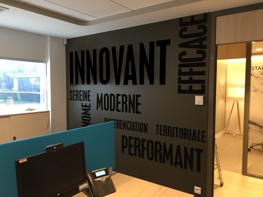 Exemple de décoration murale