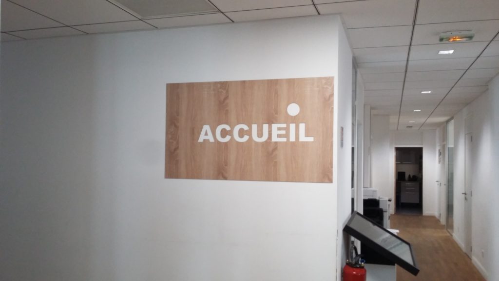 Exemple de signalétique intérieure